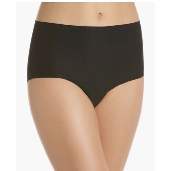 Chantelle High Waist Black Brief Soft Stretch Black One Size NWT - Picture 1 of 6